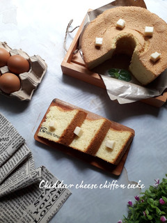 Foto resep Cheddar cheese chiffon cake