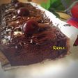 Cake putih telur coklat