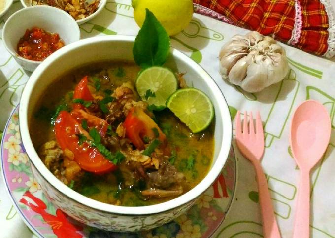 Resep Soto Tangkar Dari Balungan Ayam Khas Betawi Oleh Pawon Ndeso