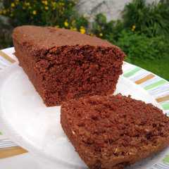 Una foto de Budín de algarroba integral vegano