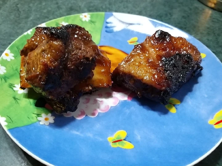 Langkah Mudah untuk Membuat Resep Iga bakar teflon manis Anti Ribet, Mantap Sekali