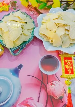Hình của món Mứt gừng - Mùi vị của Tết.