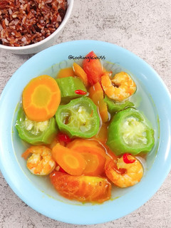 Foto resep Sayur Oyong Udang