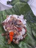 Nasi Bakar Cumi Jamur