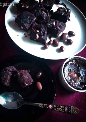 চকো ফাজী ব্রাউনি (choco fudgy brownie recipe in Bengali) রেসিপির প্রধান ছবি