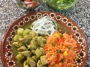Una foto de arroz con guacamole