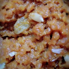 A picture of Gajar ka halwa.