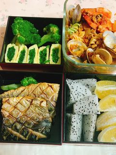 義式捲捲麵便當 的食譜成品照片