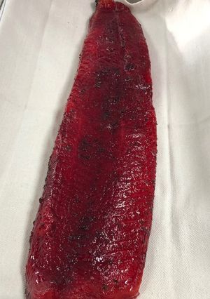 A picture of Beetroot Gravlax.