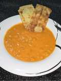 Spicy Sweet Potato and Bell Pepper Soup - VEGAN