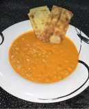 Spicy Sweet Potato and Bell Pepper Soup - VEGAN