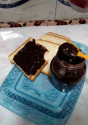 صورة لوصفة سر طعم النوتيلا هنا 😊 (شوكولاتة قابلة للدهن)