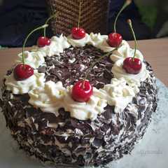 รูปของ Simple Blackforest tanpa Emulsifier