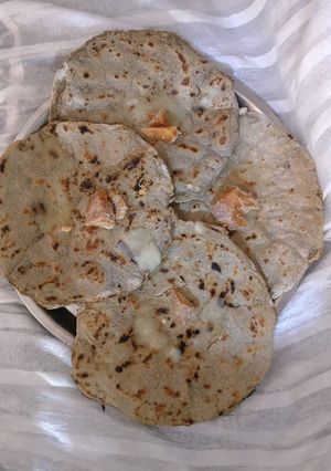 ज्वारी बाजरी भाकरी. (jowari bhakri recipe in marathi) रेसिपी चे मुख्य फोटो 