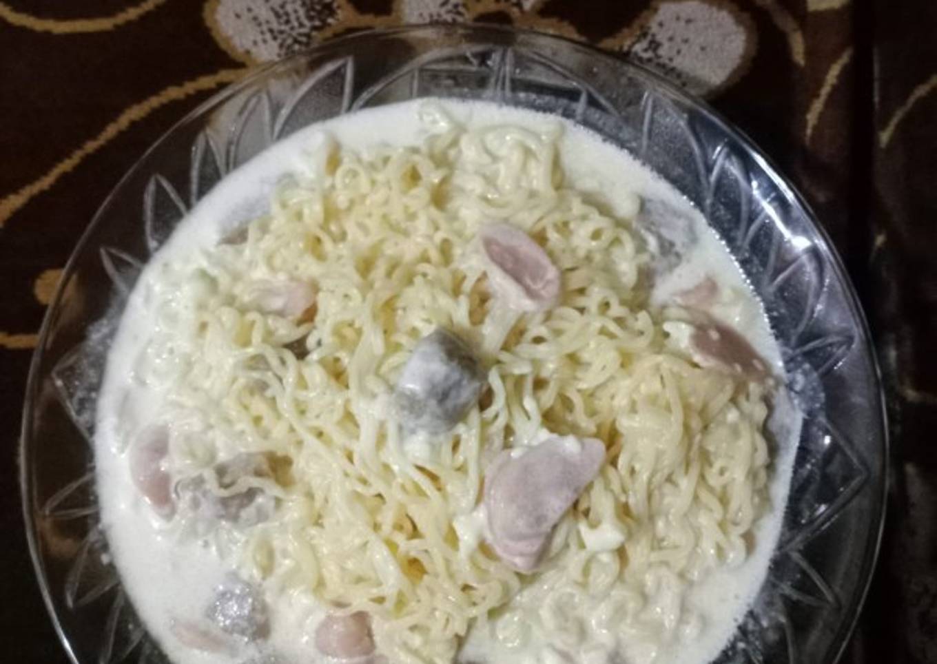 Indomie Kuah Susu + Keju