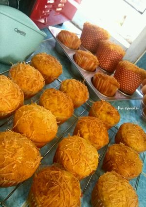 Foto resep Muffin tape keju (no mixer super moist&simple)
