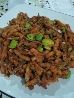 Foto resep Balado tempe,teri dan Pete