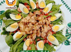 Gambar 👩‍🍳Chicken & Egg Salad (Protein &Multivitamin)