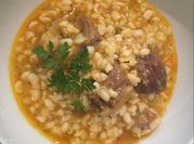 Una foto de locro de maiz