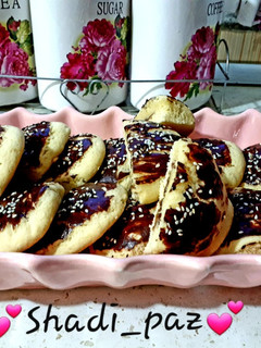 عکسی از دستور کلوچه مغزدار خوشمزه 😋
