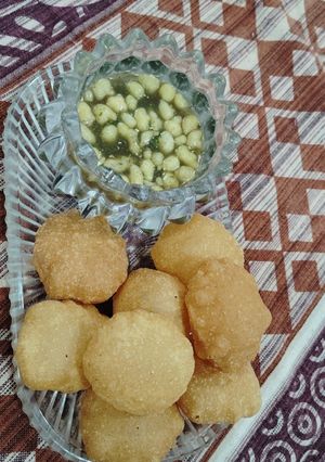 A picture of Mint Pani Puri.
