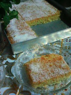 صورة لوصفة بسبوسة جوز الهند طعمها و لا اروع😋