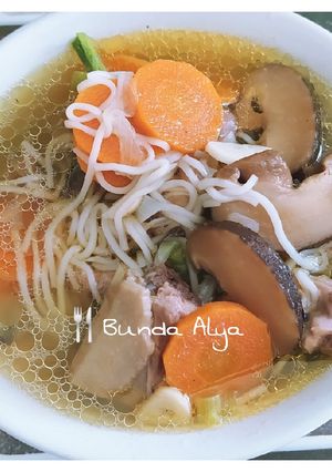 Foto resep Sup Ayam Jamur Misoa