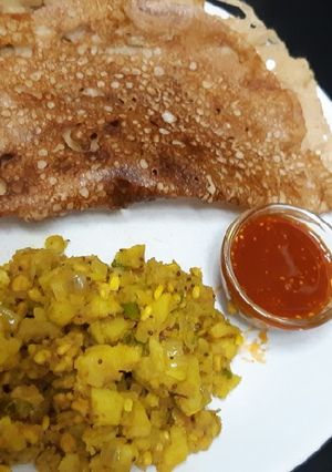 A picture of Instant bread dosa.