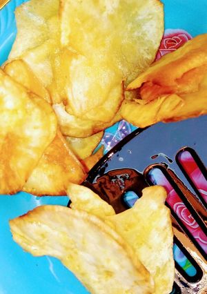 A picture of Sweet potatoes chips.