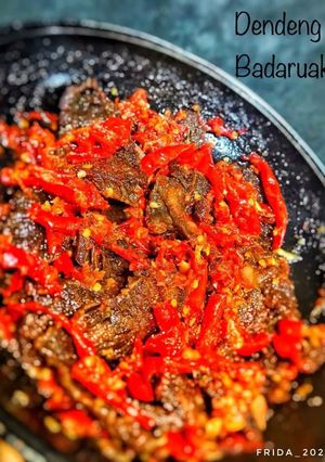 Foto resep Dendeng sapi (badaruak)