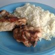Pollo con ajo y limón