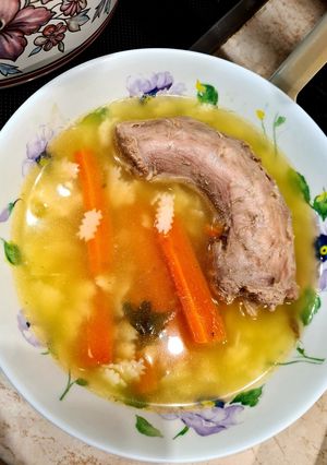 Húsleves pulykanyakból recept fotója