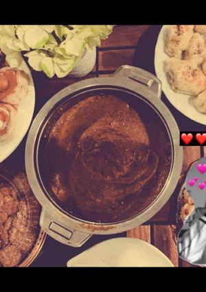 صورة لوصفة عصيدة تمر على طريقتي