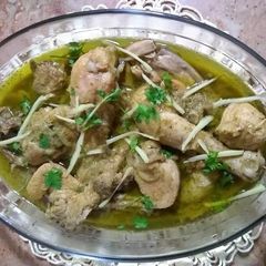 A picture of Green masala chicken 🥘.
