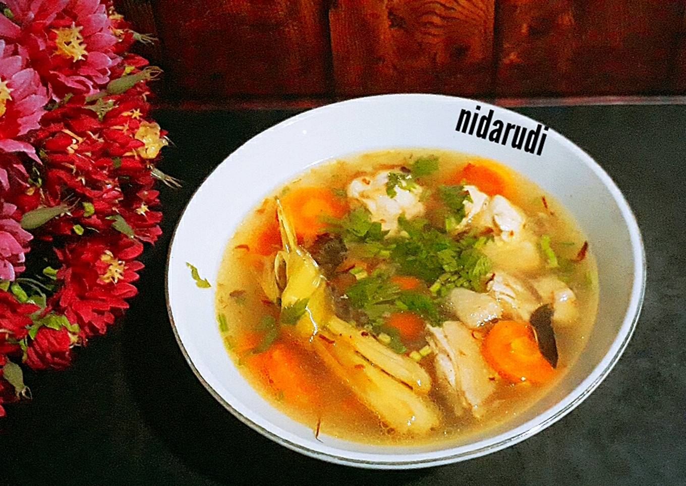 Sup Ayam ala Pak Min Klaten