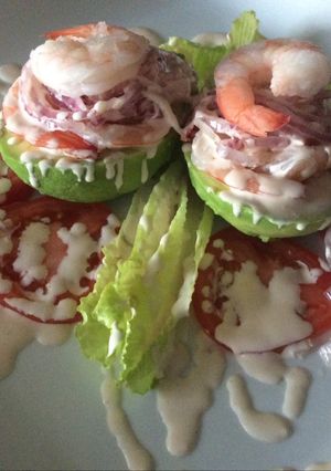 Una foto de Aguacate/Palta Rellena con Camarones