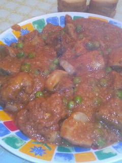 Una foto de Champiñones al curry de coco