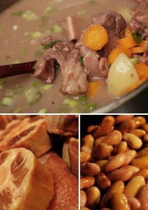 Foto resep Bruinenbonnen Soup (brenebon/sop kacang merah)