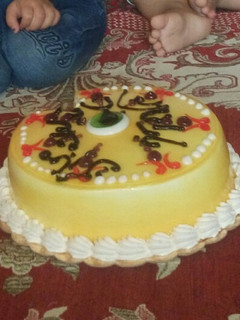 عکسی از دستور کیک تولد