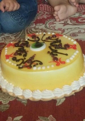 عکسی از دستور کیک تولد