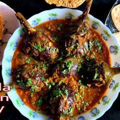 A picture of Masala Baigan Curry.