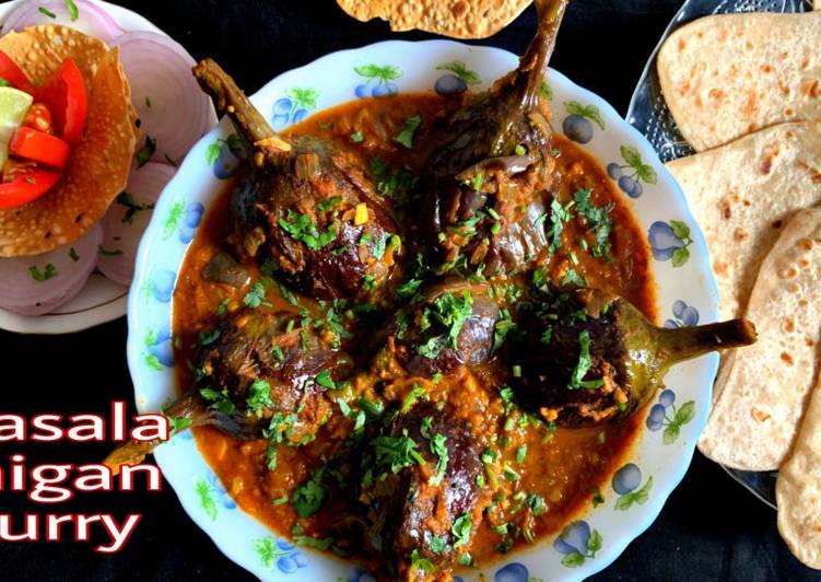 Simple Way to  Masala Baigan Curry