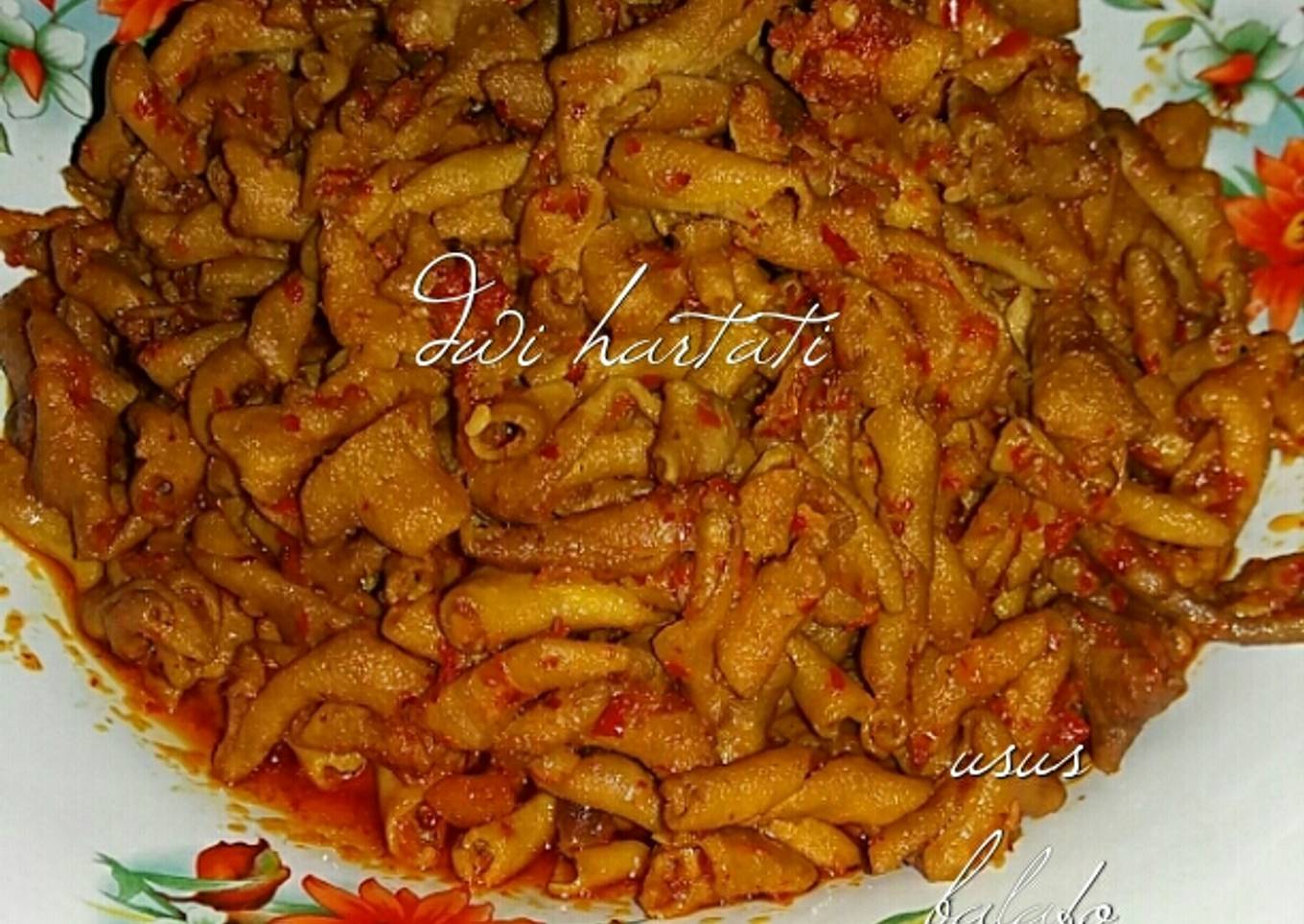 Usus Ayam Balado