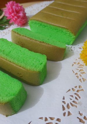 Foto resep Ogura Cake Pandan (super soft)