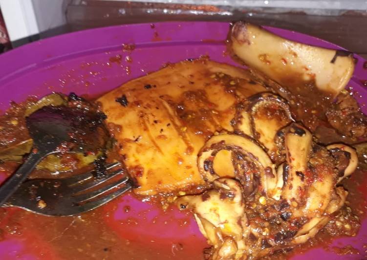 Cumi bakar pedas manis