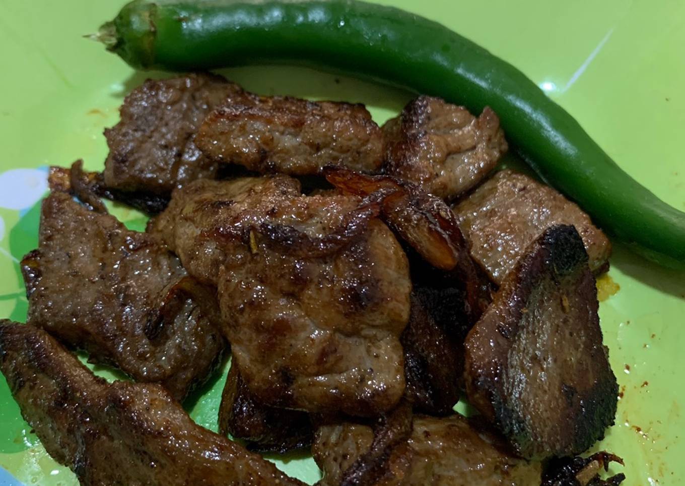 Daging panggang simple