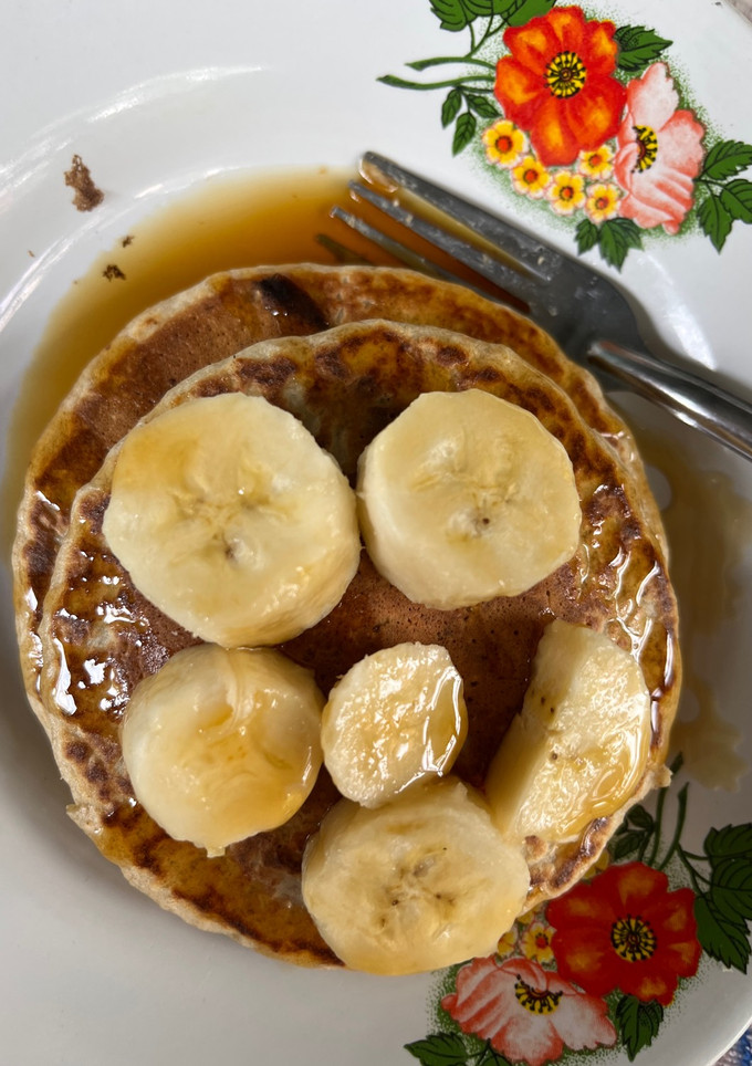 Una foto de Hot cakes de avena