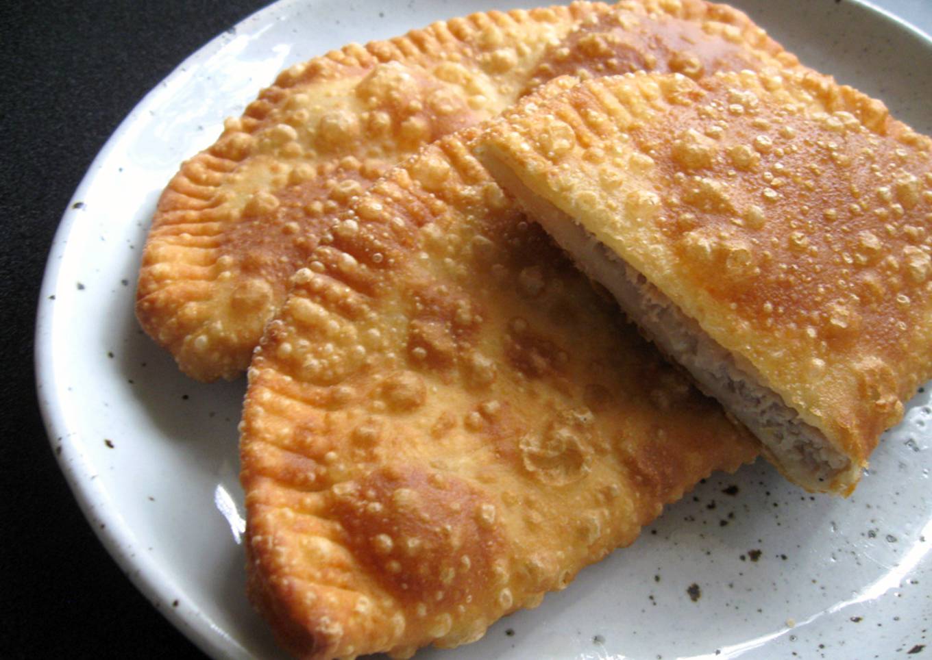 ‘Chebureki’ Deep-fried Meat Stuffed Pastry