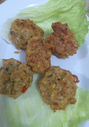 Una foto de Croquetas de arroz integral