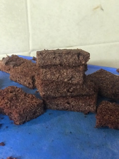 Una foto de Brownie sin harina/keto/low carb